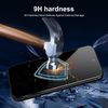 QZGWDY 2 Pack Privacy Screen Protector for Google Pixel 8A, Bubble-Free, Durable, 9H Hardness Glass