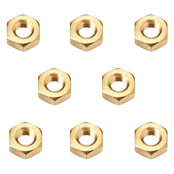 Metric Hexagonal (Hex) Full Nuts Solid Brass Various Sizes And Quantities M3 - M12 (M4 X 20 Pack)