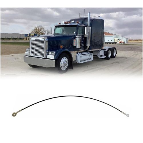 Mytee Products Heavy Duty Hood Release Cable Compatible with Freightliner FLD120 FLC112 Classic & Thomas Saf-T-Liner - Hood Restraint Cable Replaces 1712082001 924-5206 A17-12082-000 HLK2028