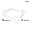 Acrylic Counter Serving Tray DS70+ (LARGE)