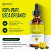 Mullein Drops for Lungs Cleanse - USDA Organic Mullein Leaf Extract w/ Turmeric