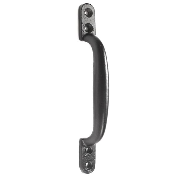 Black Cast Iron 6"/150mm Hot Bed Handle Door/Shed/Garden Gate D Pull Handles