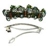 Crystal Butterfly Barrette YY86800-6green