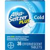 Alka-Seltzer Plus Cold Medicine, Sparkling Original Effervescent Tablets for Adults with Pain Reliever/Fever Reducer, Sparkling Original, 36 Count