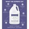 Unscented Body Lubricant Deep Tissue Massage Lotion 8 Ounce Versatile Use