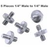 1/4" and 3/8" Converter Threaded Screws Adapter Mount Set for Camera Tripod N787