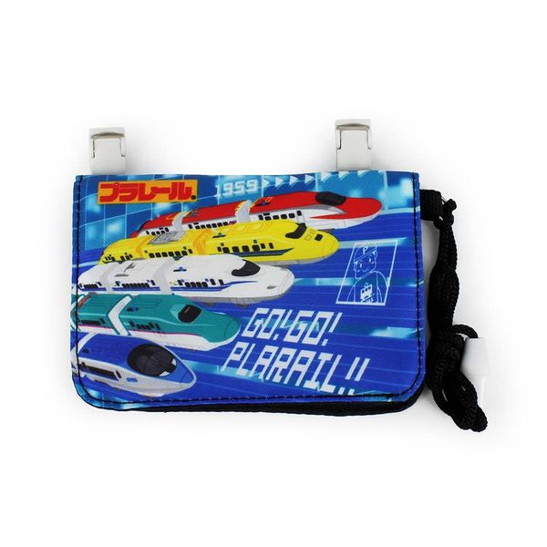 Sunart Plarail TPR-031 Mini Outing Wallet with Neck Cord, Black