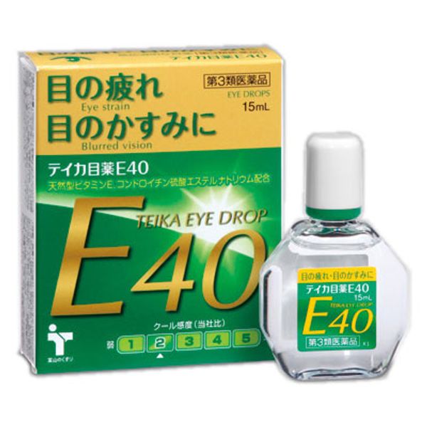 Category 3 OTC drug Teika Pharmaceutical Co., Ltd. Teika Eye Drops E40 15ml<br> (Related products: Sante 40, Rohto V40) CPT