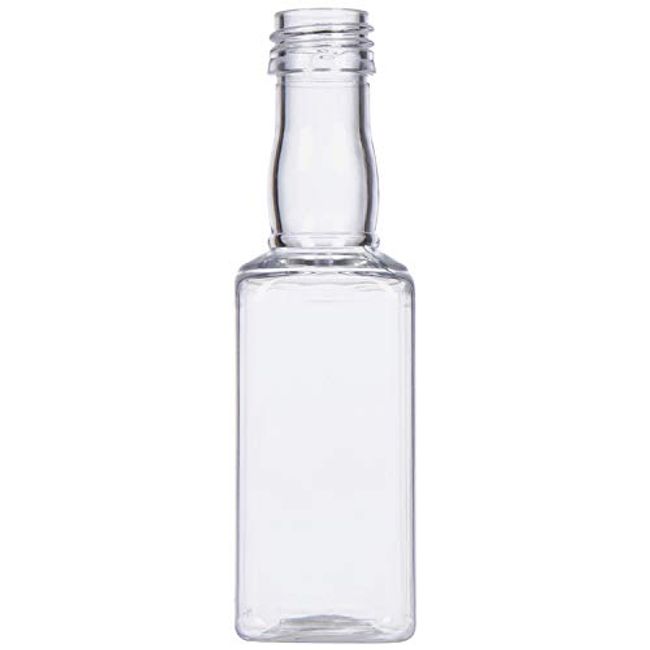 12 Mini Liquor Bottles, 50ml, Small Empty Plastic Mini Alcohol