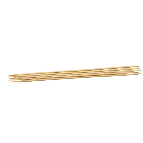 Glorex Bamboo Knitting Needles 2.5 mm 20 cm, Natural