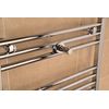 Manissa Solid Metal Chrome Plated Towel Warmer Hook Robe Hook - available in Square/Round/Peg shape (Peg)