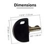 Standard Pull Key for Pride and Go-Go Electric Mobility Scooters (KEYSCO1007)