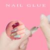 5 Pieces Nail Glue Quick Nail Tip Glue Extra-Strong Nail Glue False Nail Adhesive Quick Dry Super Strong Nail Tip for Artificial Acrylic Nails Tips Professional Quality Salon Use