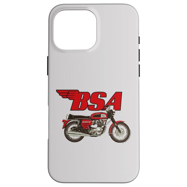 BSA Logo Rocket 3 Roadster Motorcycle Father's Day Case for iPhone 16 Pro Max