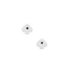 Kate Spade New York Pave Round Large Studs, Clear/Silver