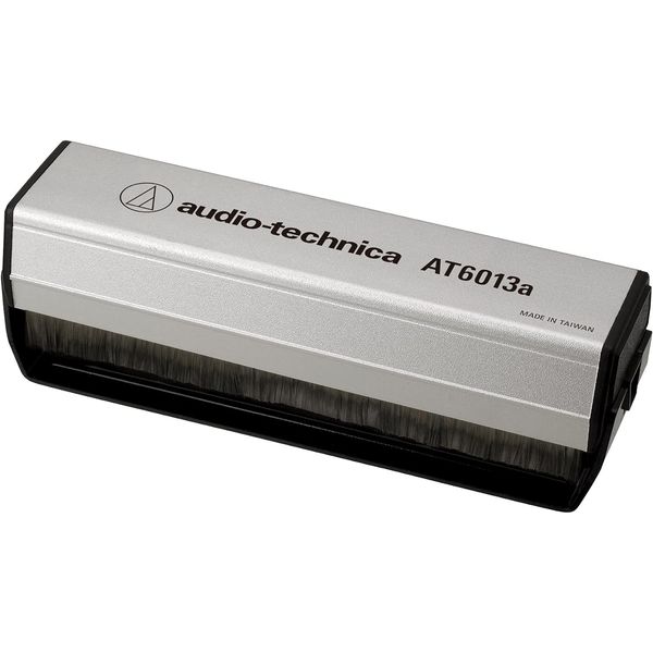 Audio-Technica AT6013a Dual-Action Anti-Static Record Cleaner Silver