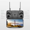 RC Drone with HD Dual Camera WiFi FPV Foldable Quadcopter + 3 Battery - Black