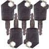 5x Key Replacement for CAT Caterpillar Dozer Backhoe Excavator Skid Steer Loader 5P8500