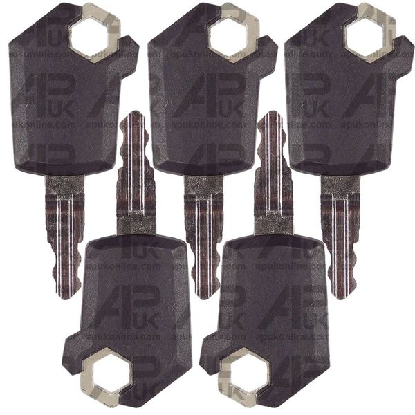 5x Key Replacement for CAT Caterpillar Dozer Backhoe Excavator Skid Steer Loader 5P8500