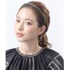 Vingtaine HK-258 Simple Headband with Suede, Basic, Adult, Present, Black