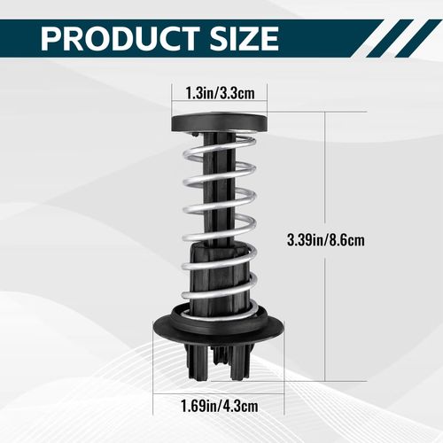 2 PCS Hood Catch Spring Engine Compatible with 2007-2020 Mercedes W204 X204 W212 C300 C350 E550 GLK350, Replacement # 2048800127