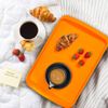 ECO Rectangular Heavy Duty Serving Tray (Orange, Medium)