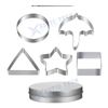 Korean Sugar Candy Making Tools Stainless Steel Cookie Cutters Biscuits Molds