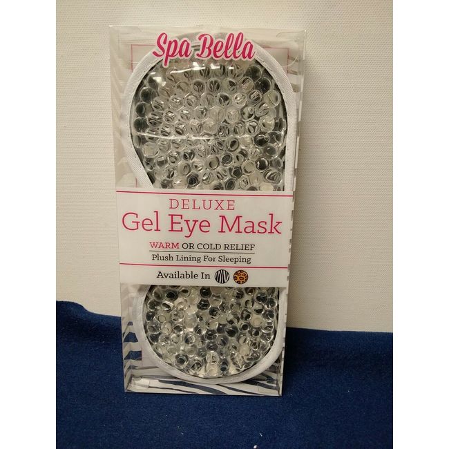 Spa Bella Deluxe Gell Eye Mask Warm or Cold ReliefFor Sleeping/Headaches