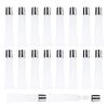 50Pcs 15ml Silver Refillable Lip Gloss Squeeze Tubes Empty Cosmetic Tubes