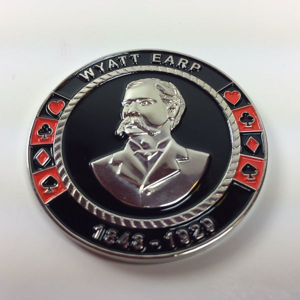 Wyatt Earp Poker Weight Commerative Coin