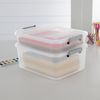 (4 pack) Sterilite 6.2 Qt. Modular Latch Box Plastic, Titanium