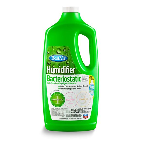 BestAir 3BT-PDQ-6 Original BT Humidifier Bacteriostatic Water Treatment, 32 fl oz, Single Pack, Green