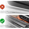 4pcs Car Door Threshold Sill Cover Panel Step Protector For Toyota Accessories