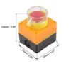 sourcing map Push Button Switch Station Latching NC NO Emergency Stop Switch with Protective Cover