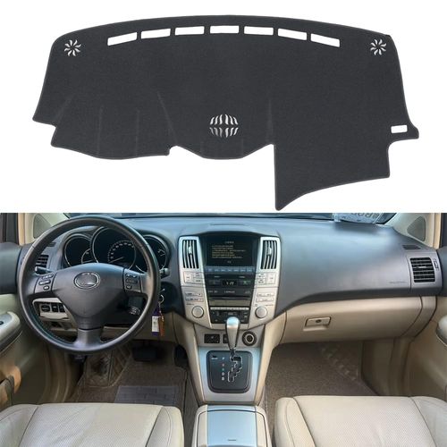 BLIBLIUNIT Dash Cover Mat Custom Fit for 2004-2006 Lexus RX330,2007-2009 RX350, 2006-2008 RX400h, Dashboard Cover Pad Carpet Protector with Dash Speaker (Dark Gray)