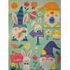 New! Hoppy Easter. Easter Bunny, Eggs, Gnomes Window Clings Decor Spring 