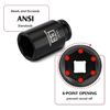 High-Torque 33mm 1/2" Drive Socket - Axle Nut Tool, Laser Marked for Visibility