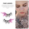 Lurrose False Lashes Dramatic Glitter Eyelashes False Eyelashes Drag Mermaid Makeup DIY Lashes Decorative Fake Eyelashes Eye Lash Extension Lash Sequins