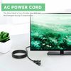 FITE ON 5ft AC Power Cord Cable Compatible with Monster Rockin Roller Mini RR-Mini Bluetooth Speaker