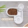 Dog Pet Feeder Automatic Drinking Water Corner Cat Large Bowl Double Dispenser