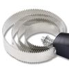 WALDHAUSEN Spring Curry Comb with Gel Grip Black