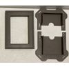 Sable Brown Hose Bib Split Recess J-Block Mounting Vinyl Siding 3/4” Spigot