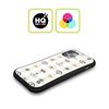 Head Case Designs Officially Licensed Cat Coquillette White Evil Eyes Pattern Linear Hybrid Case Compatible With Apple iPhone 15