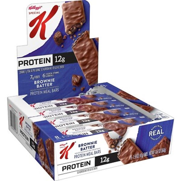 Kellogg's Special K Brownie Batter Protein Meal Bars 1.59oz (Pack Of 8)