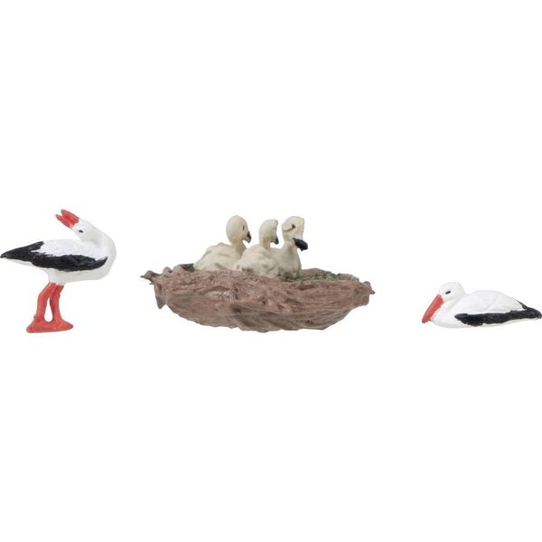 FALLER - Storks FA180239 Figurine Set with Mini Sound Effect
