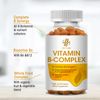 Vitamin B Complex 120 Capsules B1,B2,B3,B5,B6,B7,B9,B12, Immune Support Caps