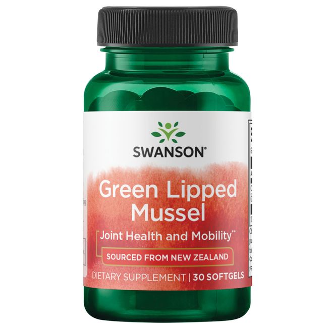 Swanson Green Lipped Mussel 30 Softgels