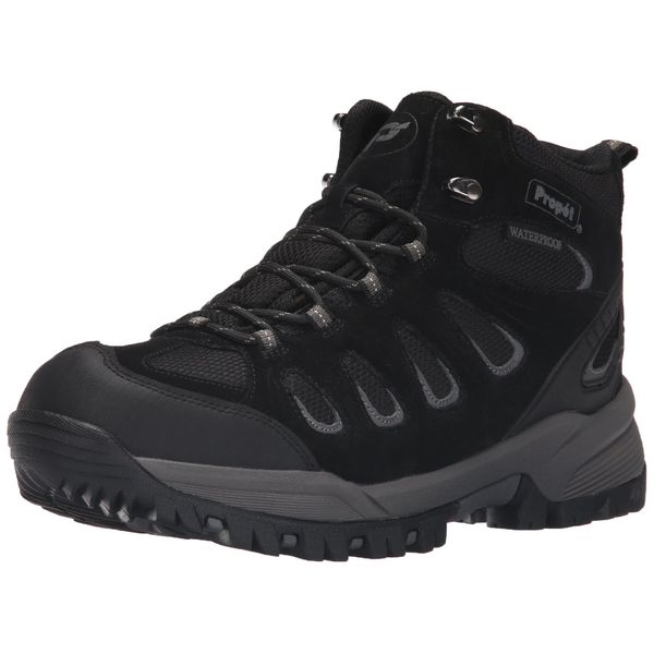 Propét Mens Ridge Walker Hiking Boot, Black, 9 XX-Wide US