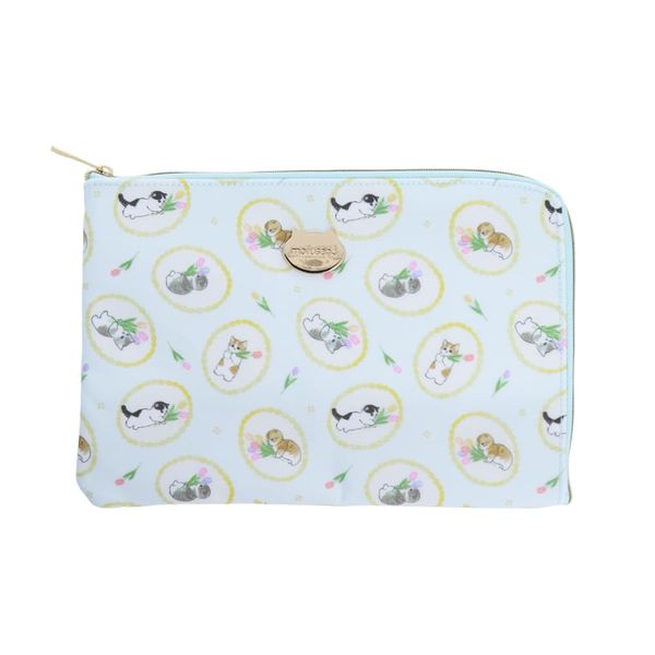 Sunstar Stationery mofusand Pouch with Function, Light Blue S2331705