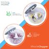 Miracle Chopper Manual Food Processor Salsa Maker, Blender, Slicer and Julienne